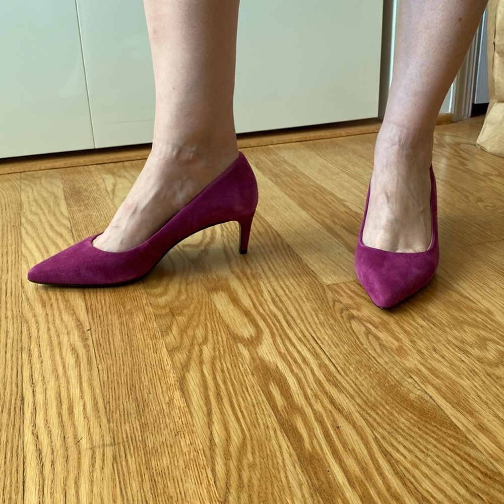 Ava & Aiden size 5 purple heels